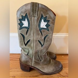 Vintage Frye cowboy boots size 6.5